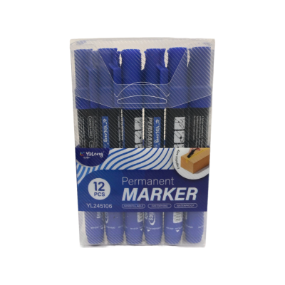 YALONG MARKER PERMANENTNI PLAVI OKRUGLI VRH