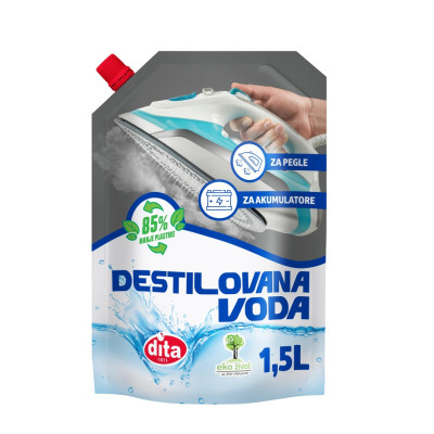 DESTILOVANA VODA 1,5L DOYPACK