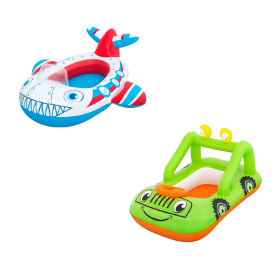 ČAMAC 61-97X92-109CM KIDS BOAT/CAR ASST BESTWAY 34169