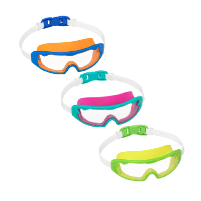 MASKA ZA RONJENJE KIDS 7+ NEON AQUA ANTIFOG SPLASHFLE BESTWAY 21179