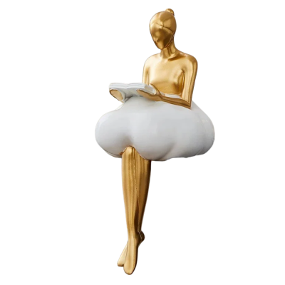 DEKORACIJA KERAMIČKA 7X7X16CM DJEVOJKA