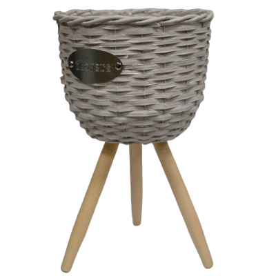 SAKSIJA PLET. FI30CM H-59CM SA DRV. NOGICAMA