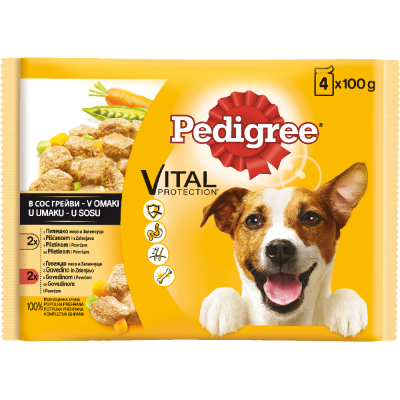 HRANA ZA PSE 4X100G PEDIGREE VALUE PACK ADULT