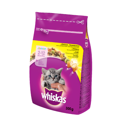 WHISKAS JUNIOR CHICKEN HRANA ZA MAČKE 300G