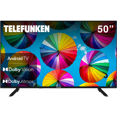 TV LED 50" TELEFUNKEN TFL-50AEU2000 UHD ANDROID