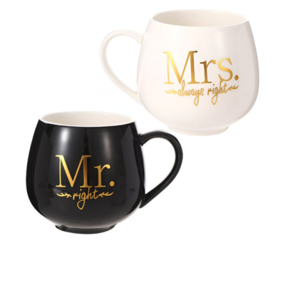 ŠOLJA 2/1 SA KAŠIKICOM 320ML MR/MRS