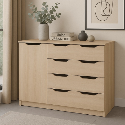 KOMODA SMILE 2 105X85X43CM SONOMA