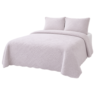 PREKRIVAČ ZA KREVET 220X240 I JASTUČNICA 50X70X2 SIVI