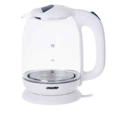 MESKO KUHALO ZA VODU 1,7L MS 1302B STAKLO BIJELO