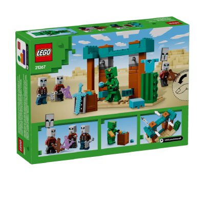 LEGO KOCKE  ILLAGERI U PUSTINJSKOJ PATROLI MINECRAFT 21267
