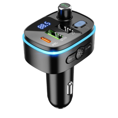 TRANSMITER HOCO E62 BLUETOOTH 12/24 2XUSB 1XUSB-C