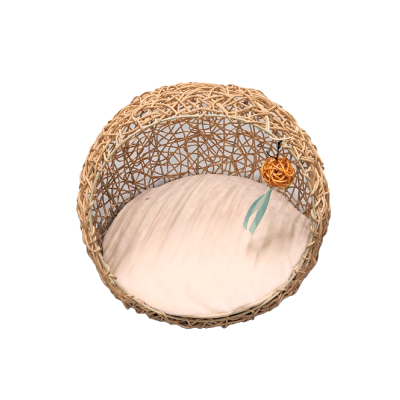 PLETENA KUĆICA ZA KUĆNE LJUBIMCE 40X40X30CM KRUG