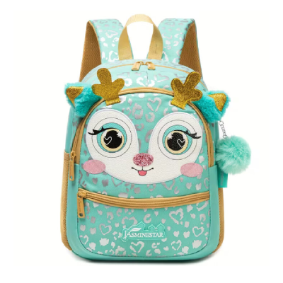 JASMINESTAR RUKSAK ZA OBDANIŠTE GIRL REINDEER TURQUOISE GOLD